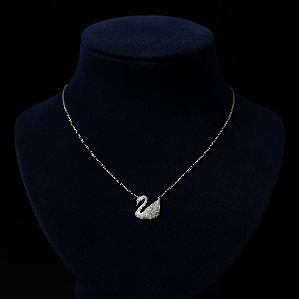 Mini Duck Silver Pendant